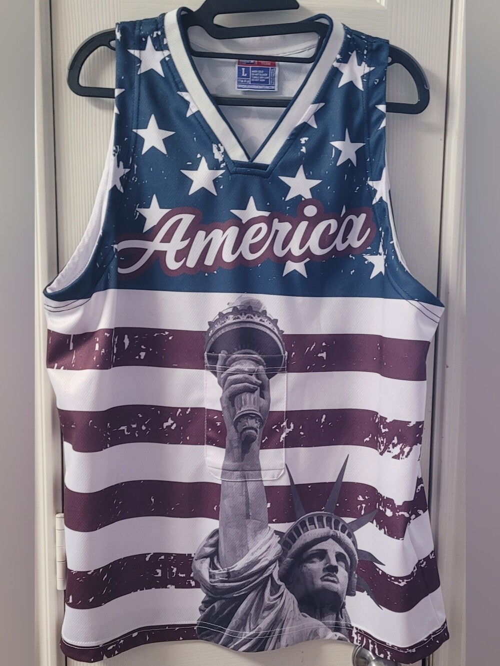 Men's USA Statue Of Liberty Basketball Jersey